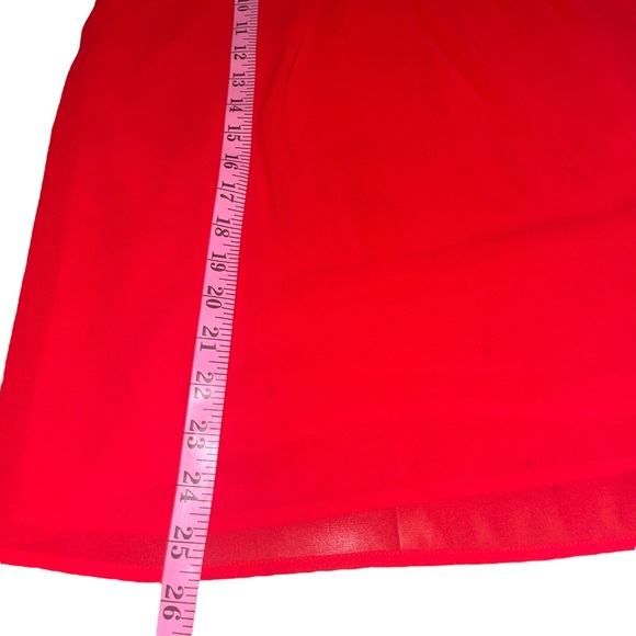 Size M | DNA Couture | Red Pleated Blouse/Top - Picture 15 of 16